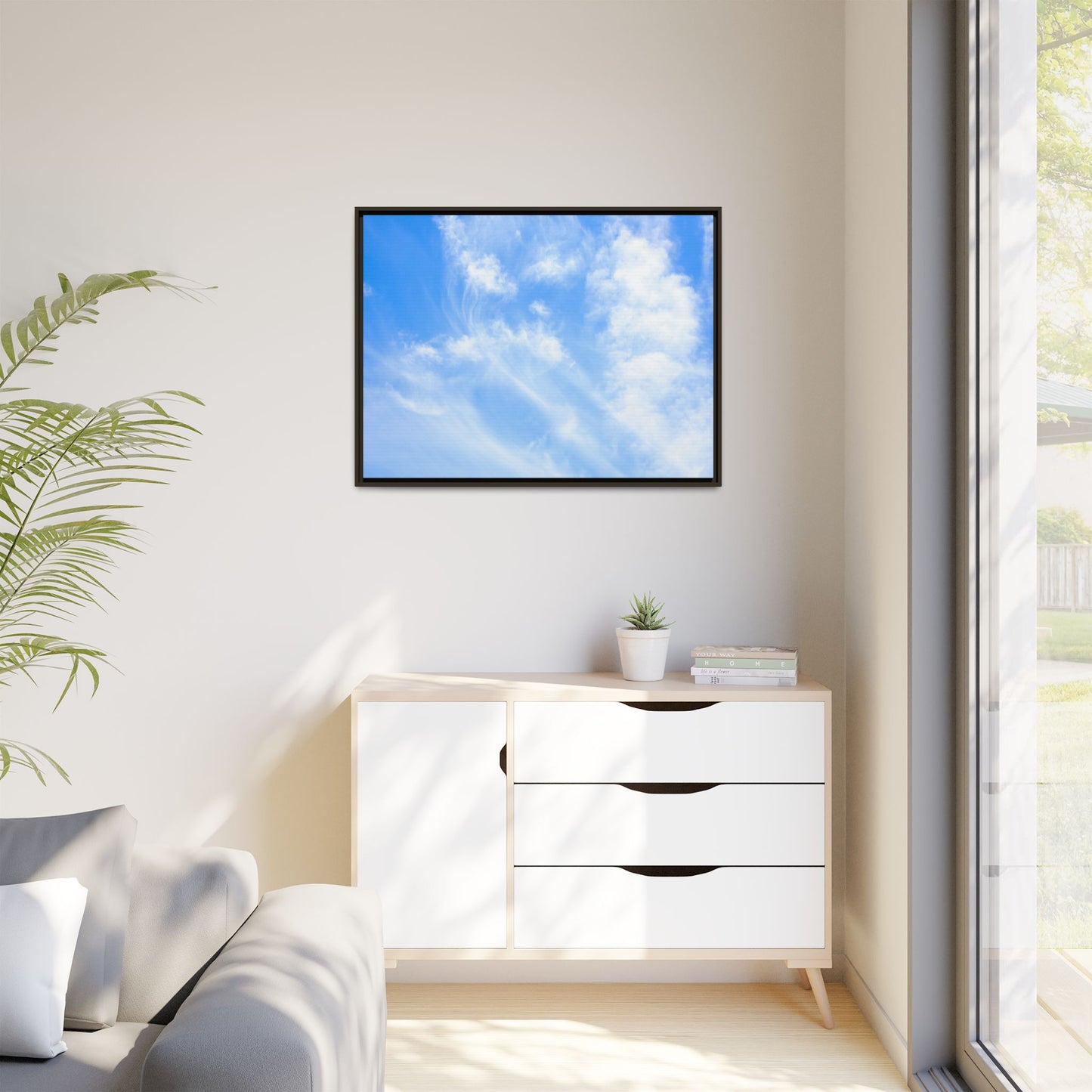 Azure Dreaming - Unique Stretched Canvas Wall Art