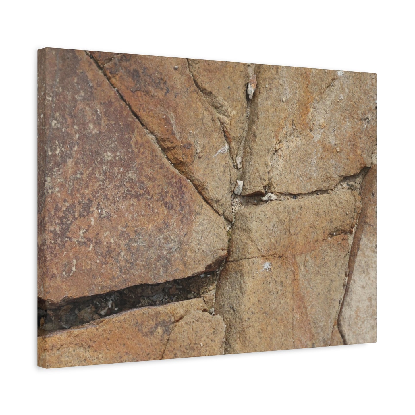 Cracked Earth's Canvas - Unique Frameless Canvas Wall Art