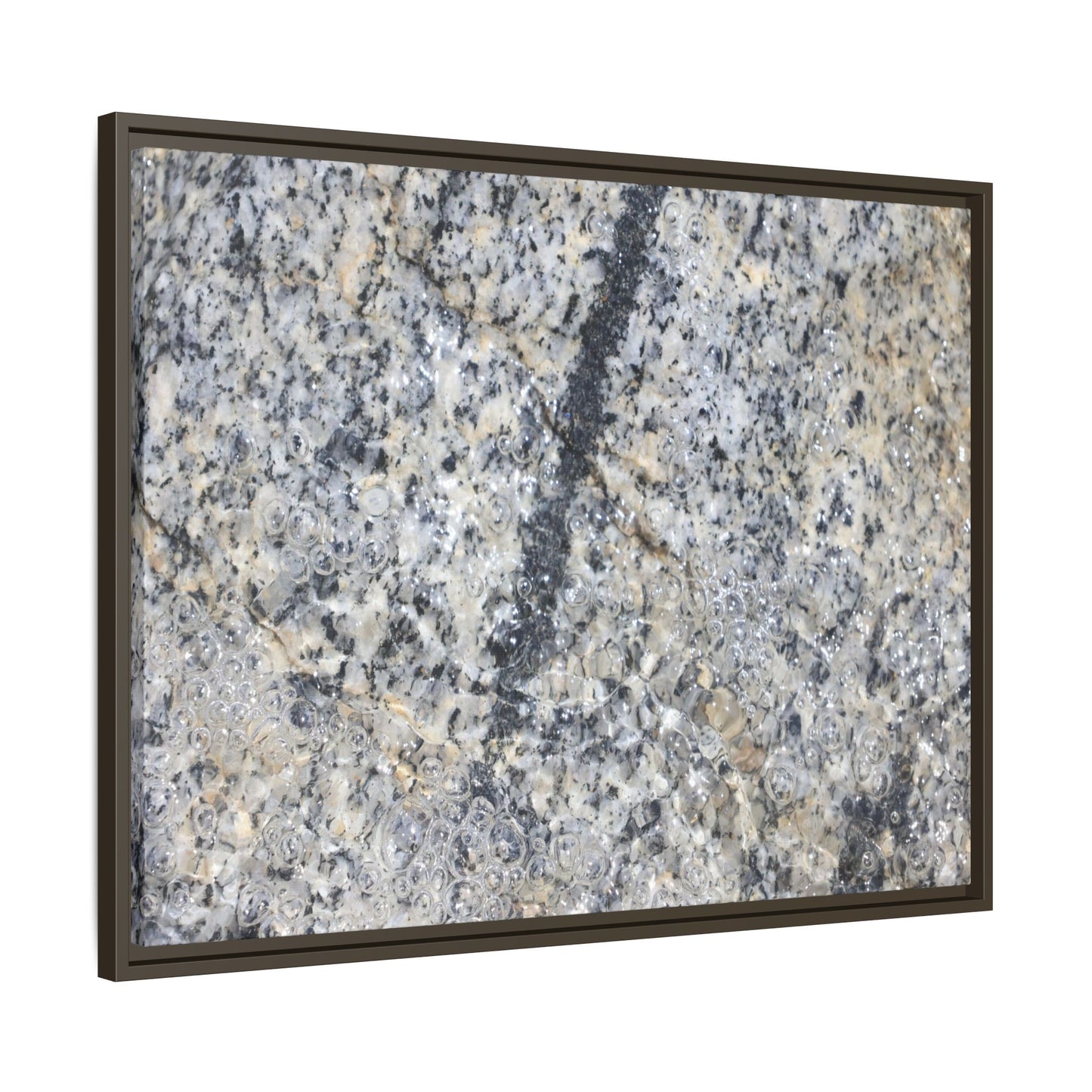 Granite Bubbles - Unique Stretched Canvas Wall Art