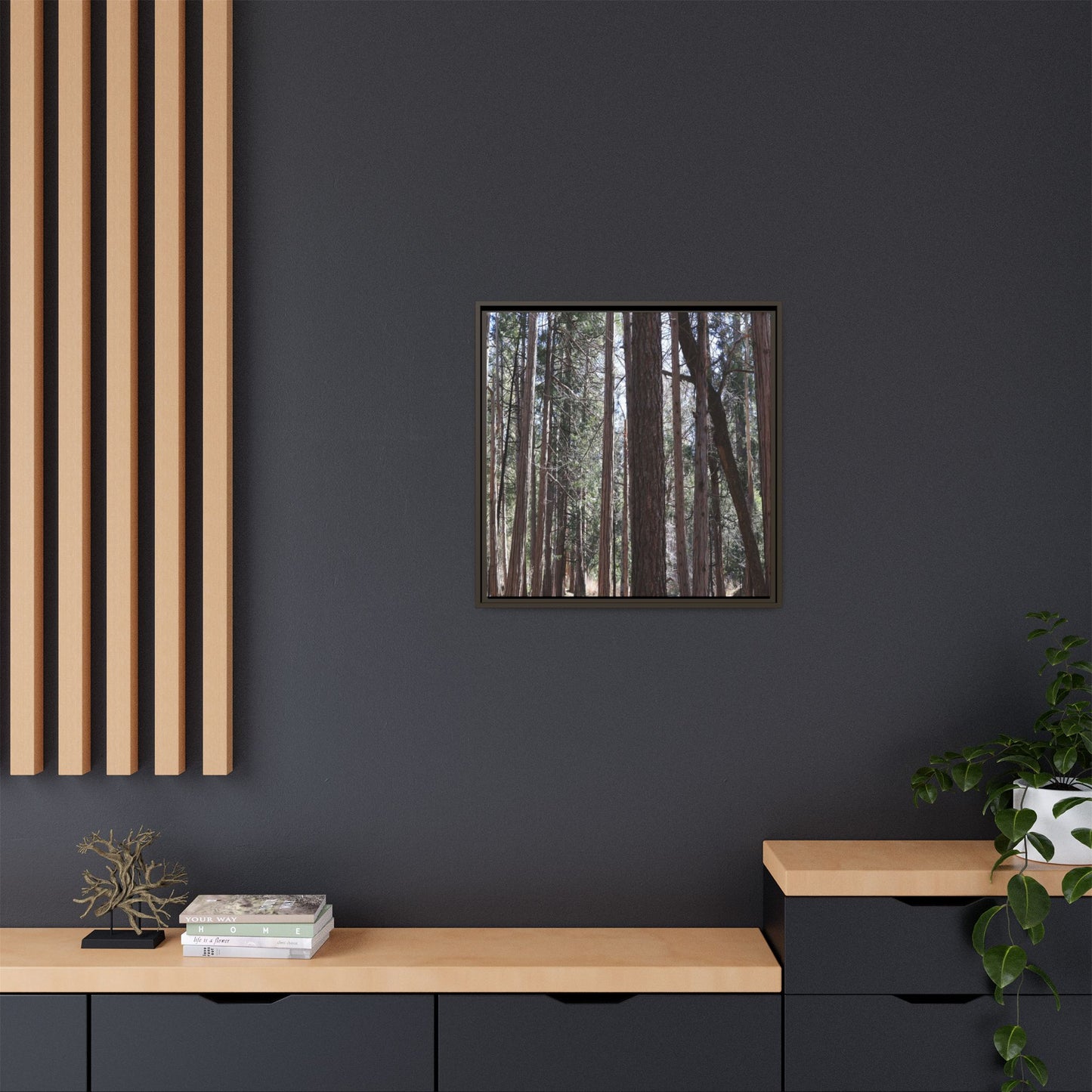 Forest Cathedral - Unique Stretched Canvas Wall Art
