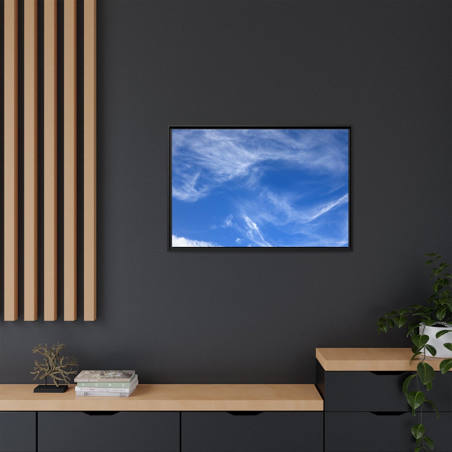 Cloudscape Reverie - Unique Stretched Canvas Wall Art