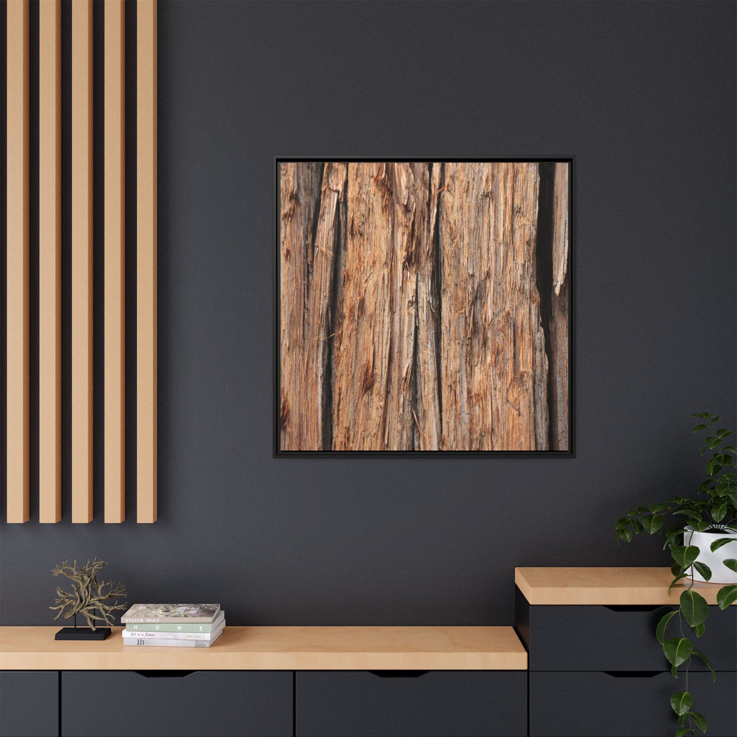 Timber Echoes - Unique Stretched Canvas Wall Art