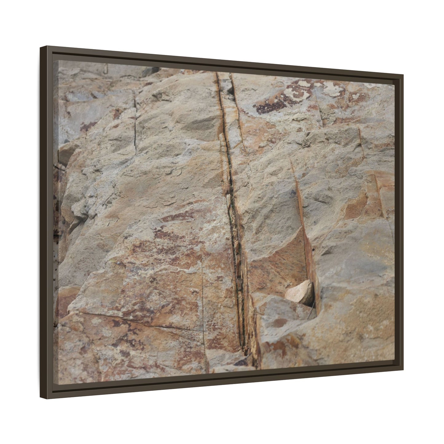 Sedimentary Symphony - Unique Stretched Canvas Wall Art