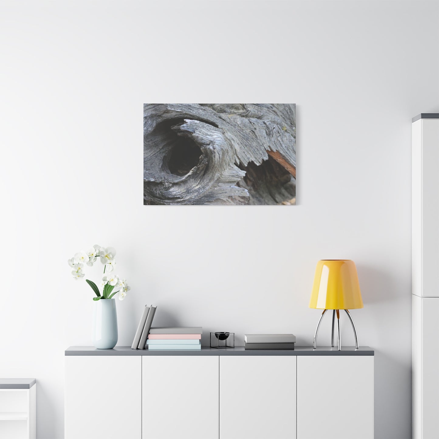 Twisted Whispers of the Forest Floor - Unique Frameless Canvas Wall Art