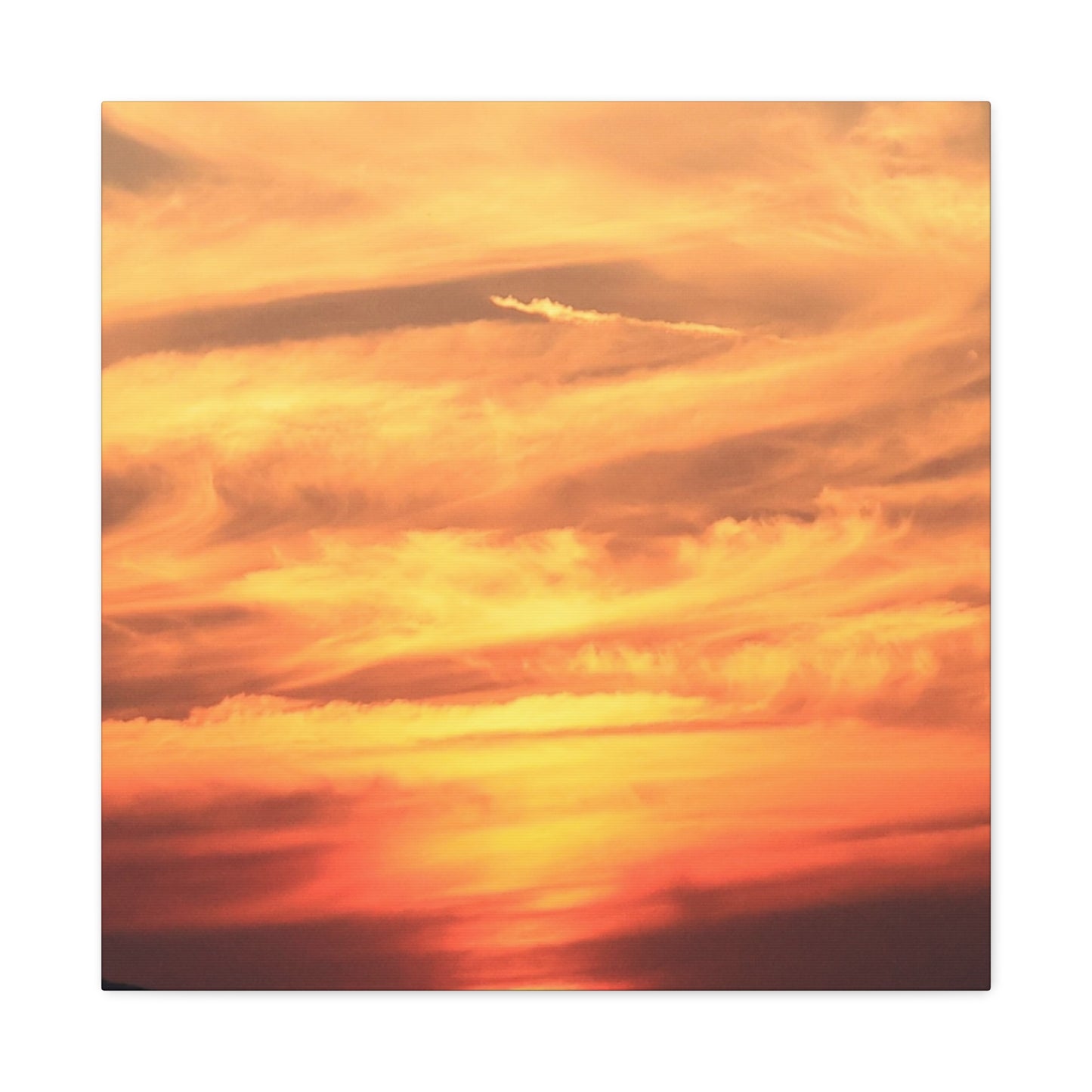 Golden Whispers - Unique Frameless Canvas Wall Art