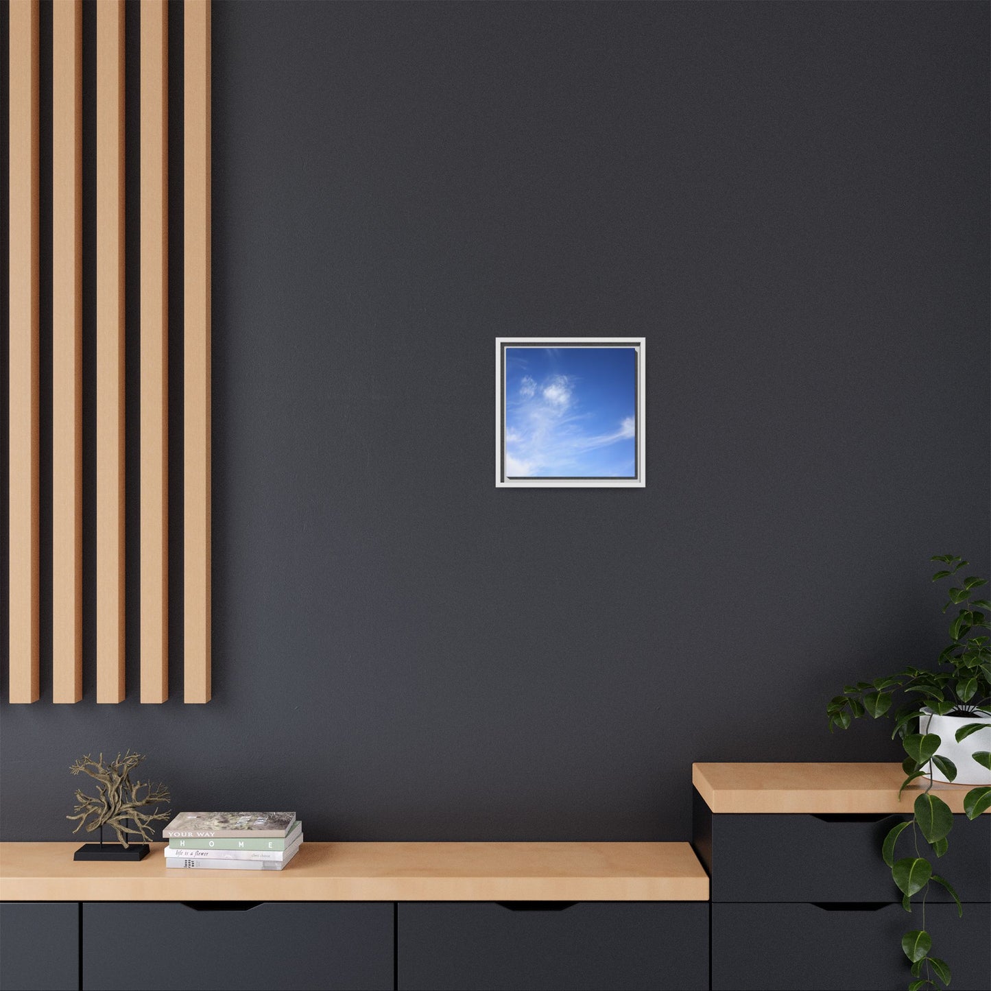 Blue Serenity - Unique Stretched Canvas Wall Art