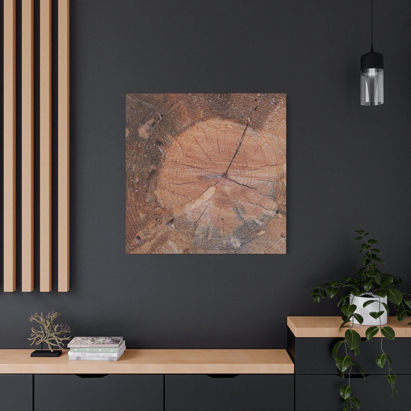 Timber Tale - Unique Frameless Canvas Wall Art