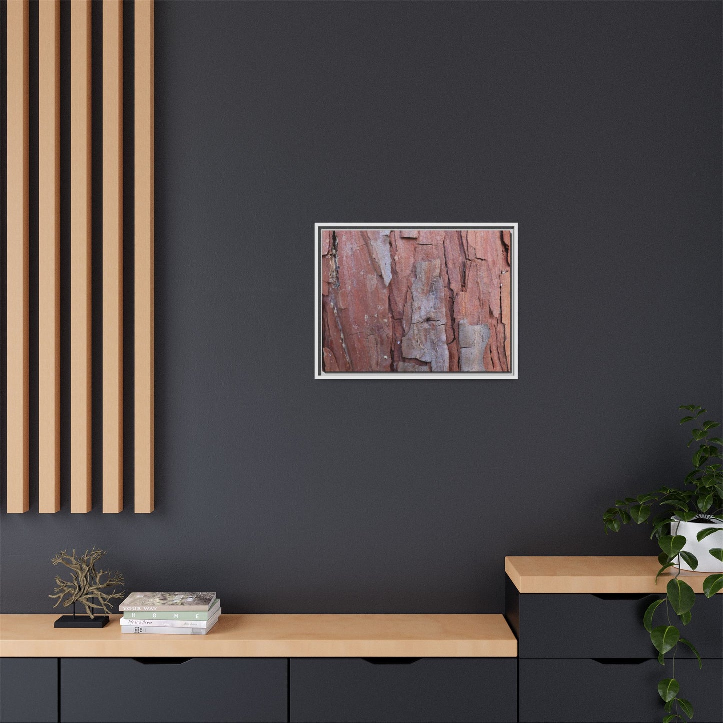 Peeling Bark - Unique Stretched Canvas Wall Art