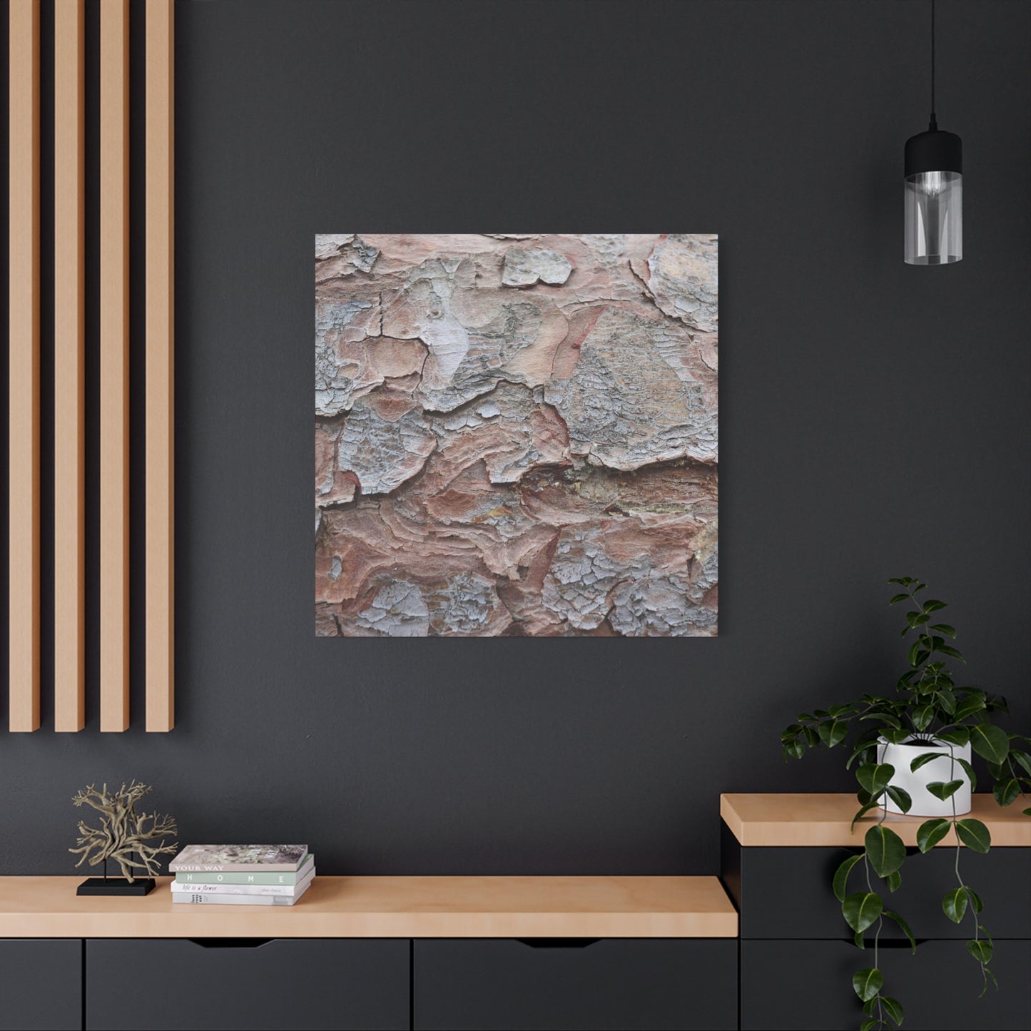 Textural Landscape - Unique Frameless Canvas Wall Art