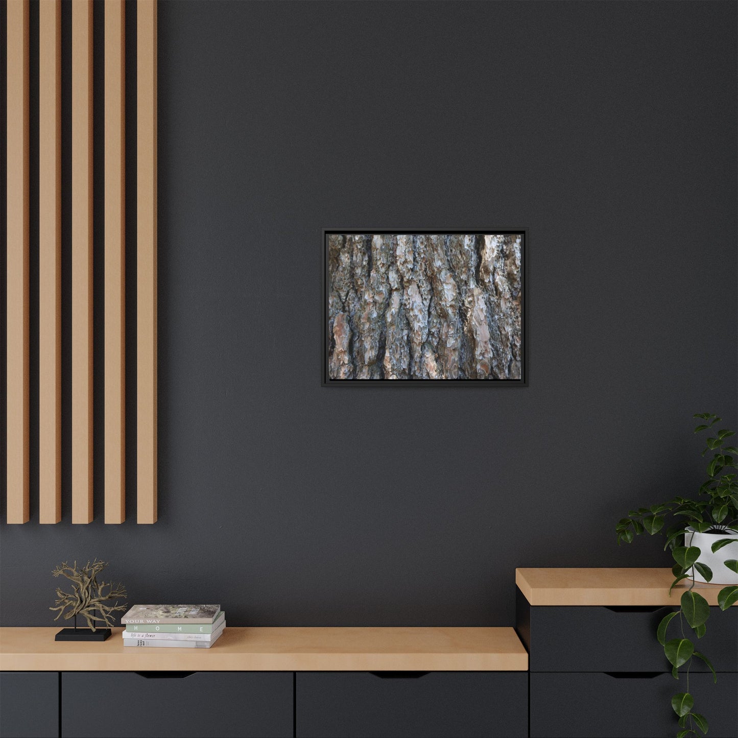 Bark Whispers - Unique Stretched Canvas Wall Art