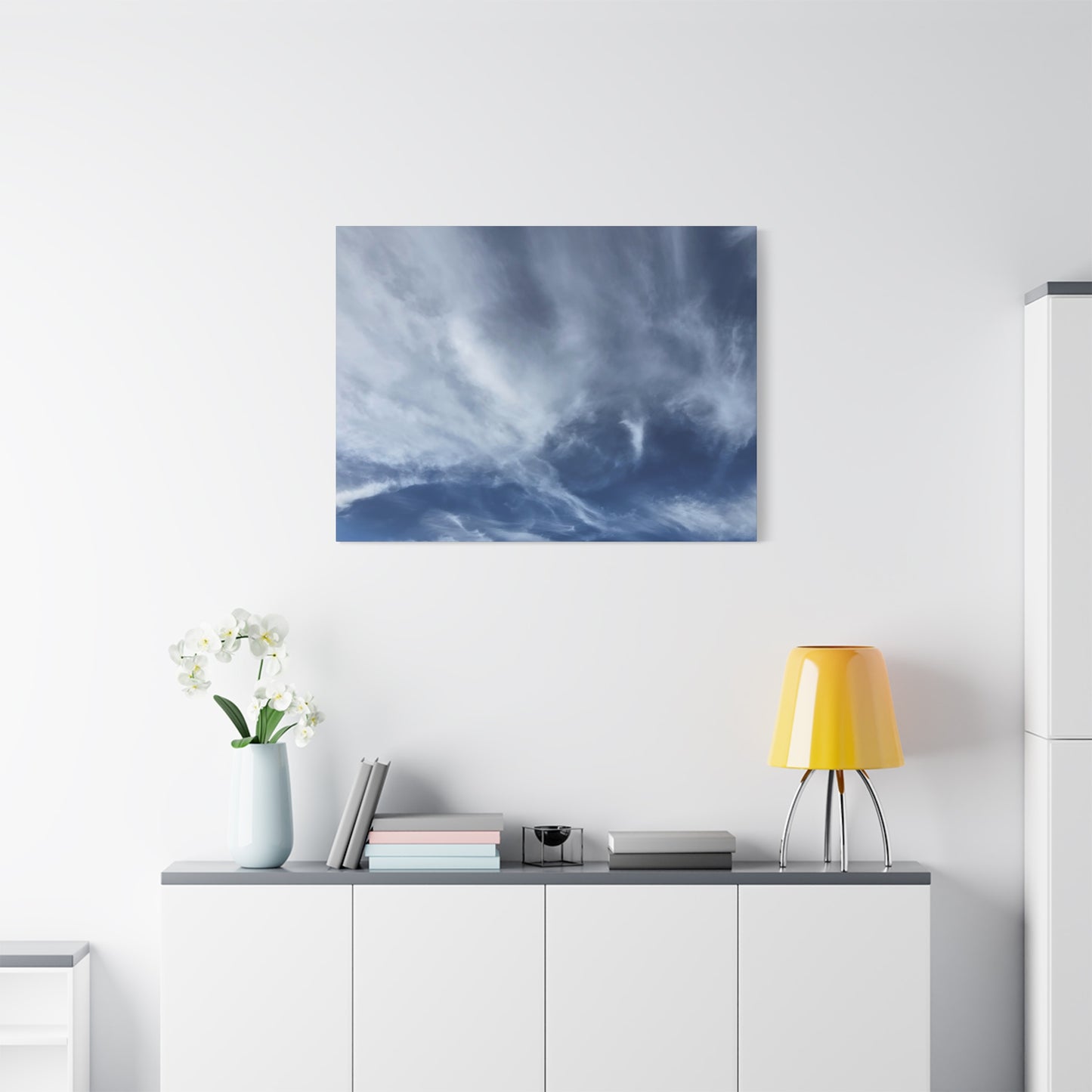 Whispers of the Celestial Realm - Unique Frameless Canvas Wall Art