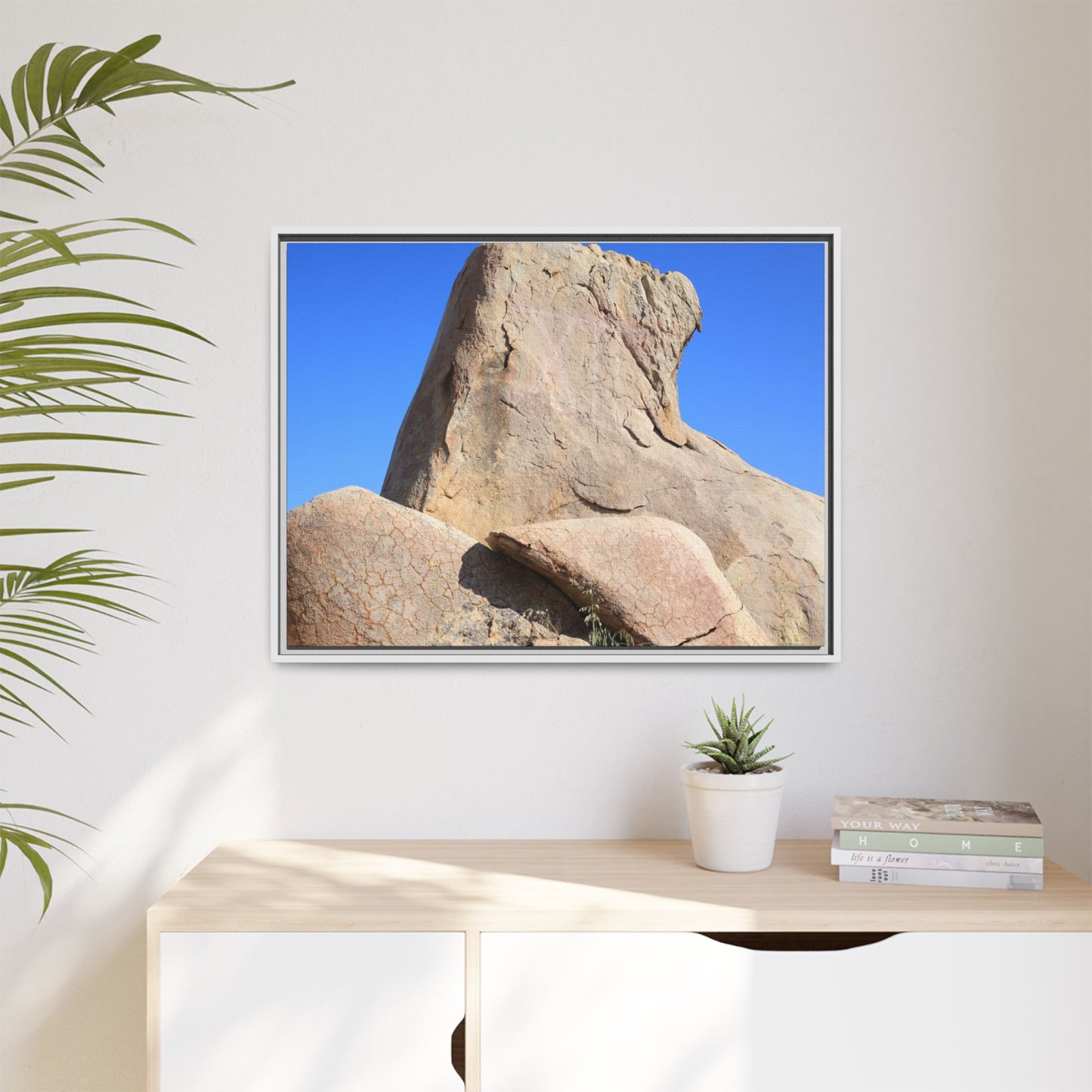 Rocky Sentinel - Unique Stretched Canvas Wall Art