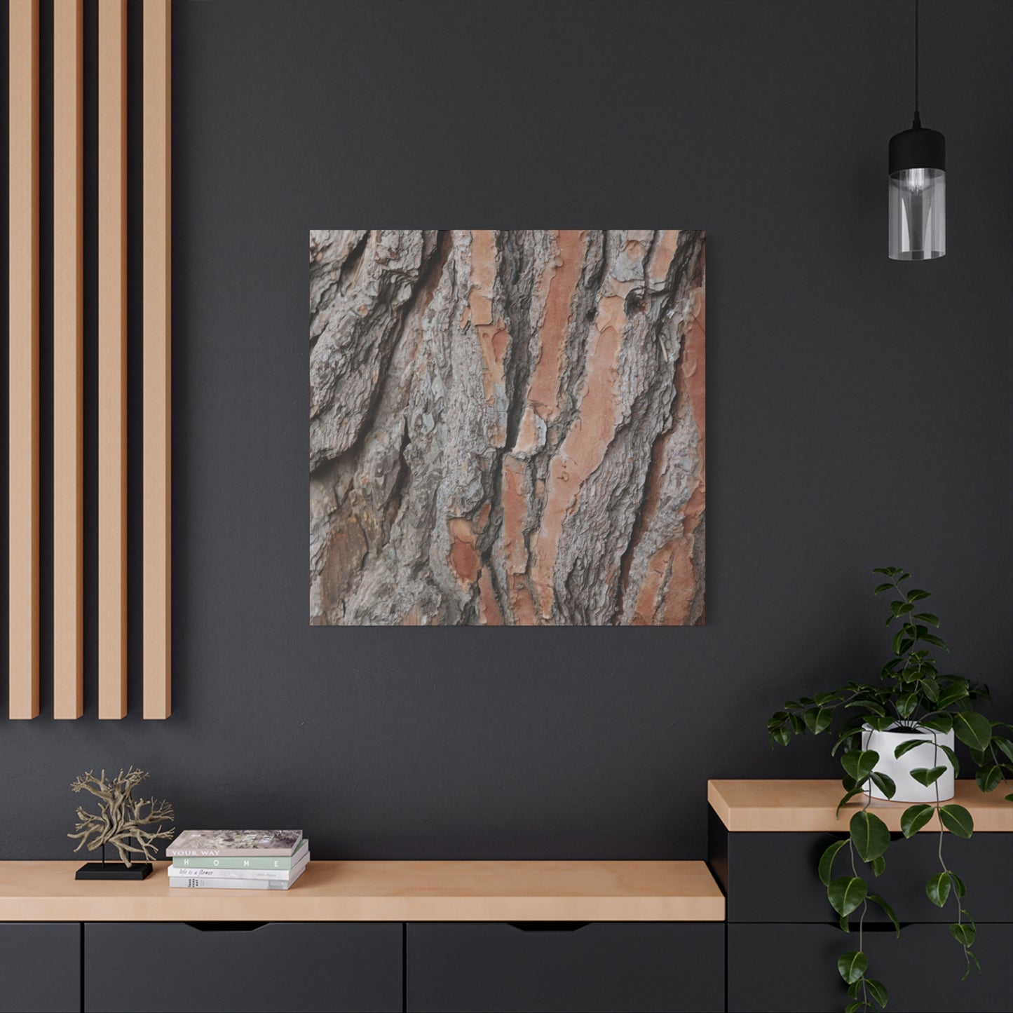 Fractal Landscape - Unique Frameless Canvas Wall Art