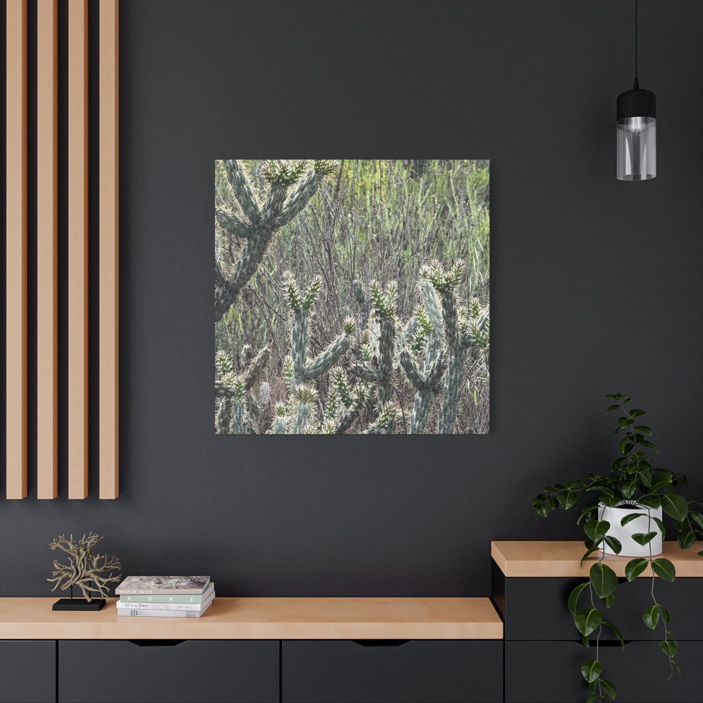 Spiny Sentinels - Unique Frameless Canvas Wall Art