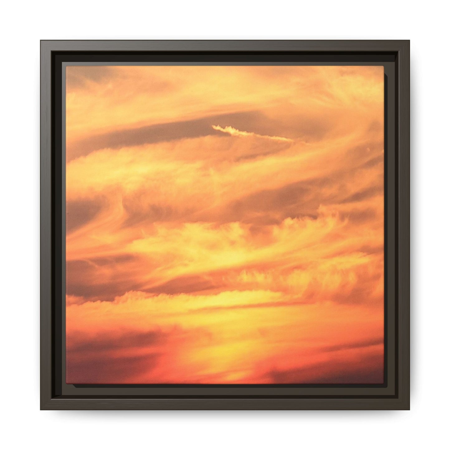 Burning Skies - Unique Stretched Canvas Wall Art
