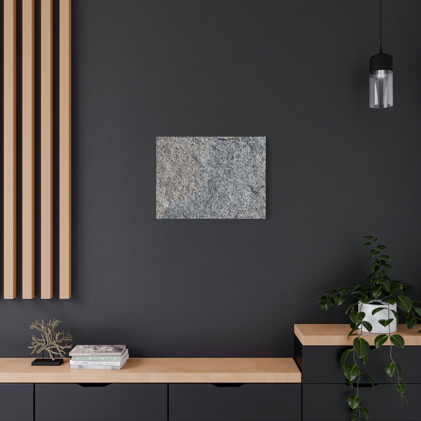 Echoes in Rock - Unique Frameless Canvas Wall Art