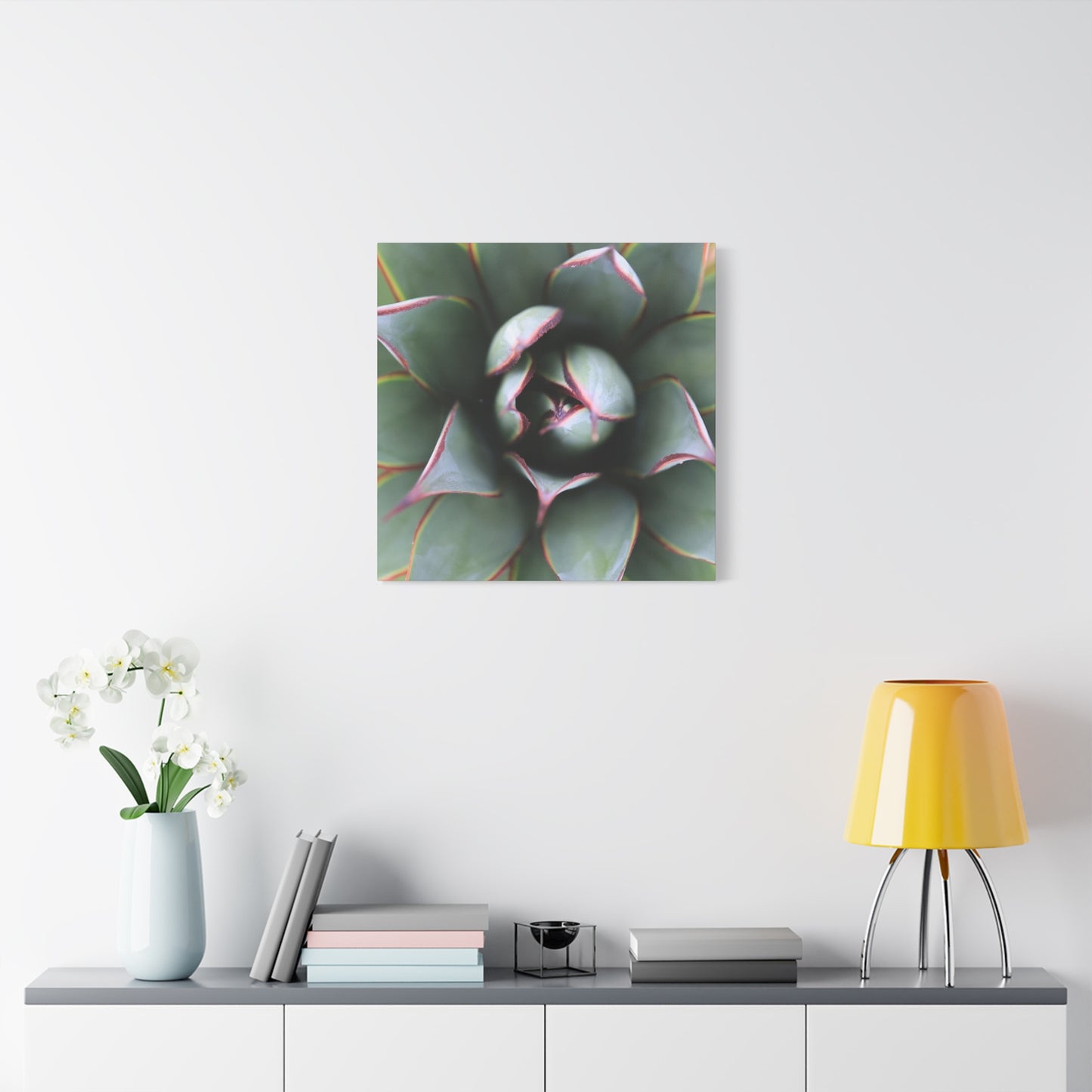 Emerald Spiral - Unique Frameless Canvas Wall Art