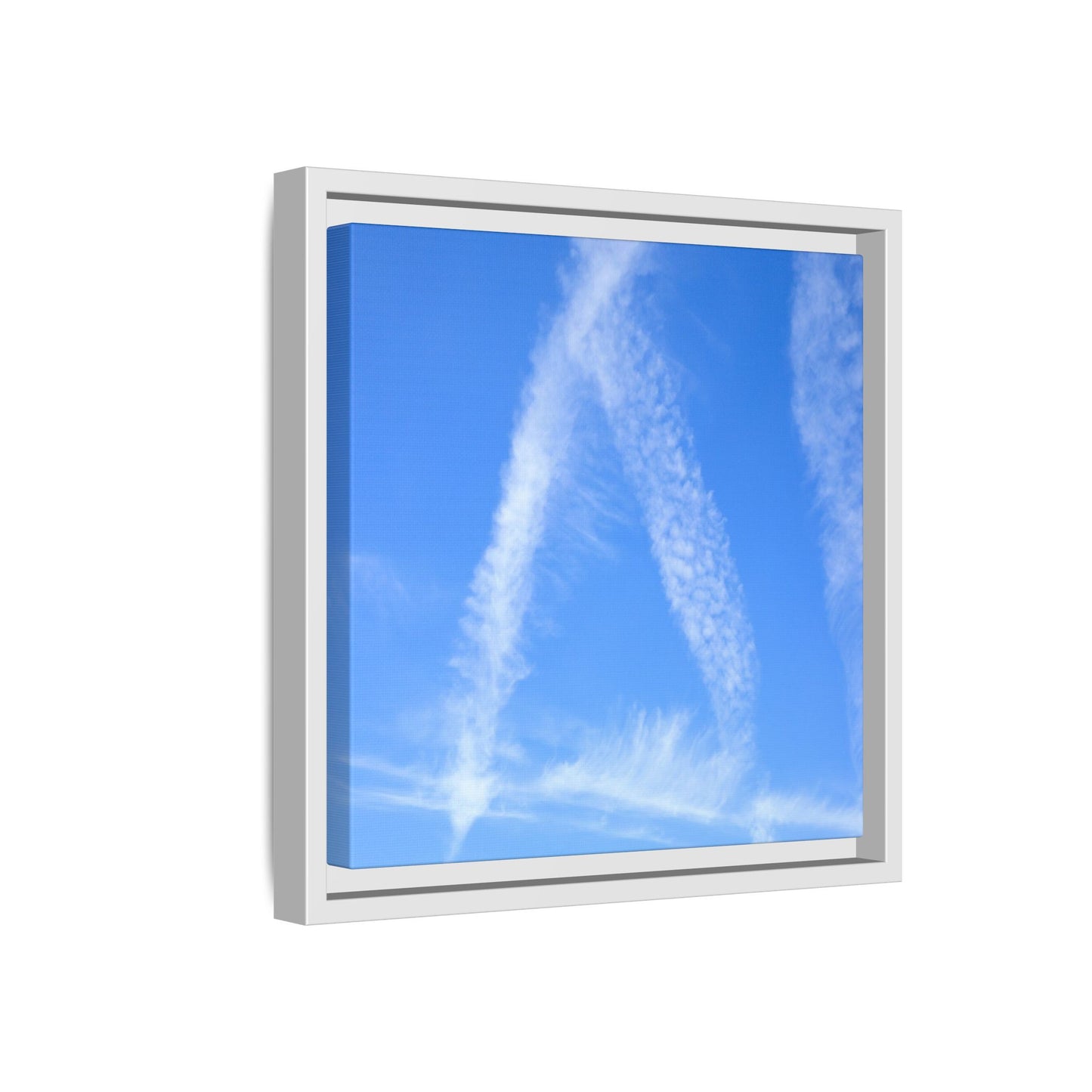 Skyward Whispers - Unique Stretched Canvas Wall Art
