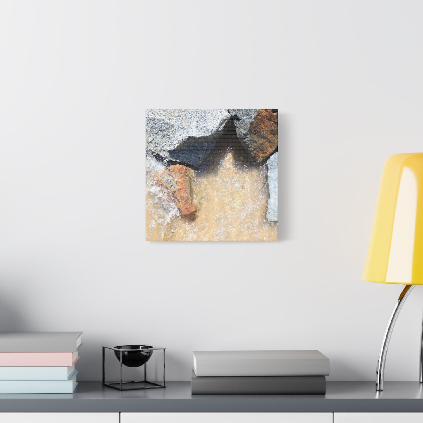 Rocky Embrace - Unique Frameless Canvas Wall Art