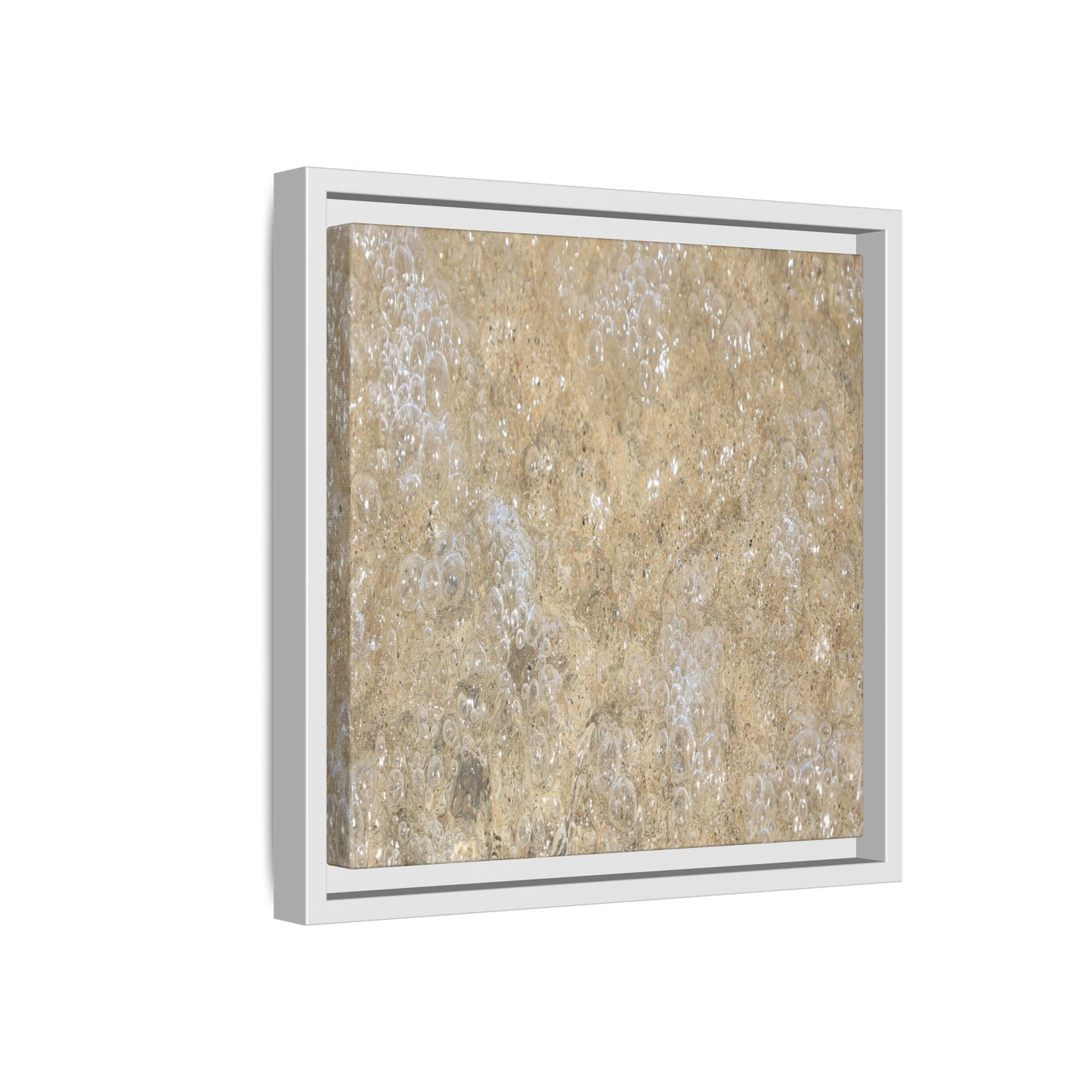 Bubbling Sand - Unique Stretched Canvas Wall Art