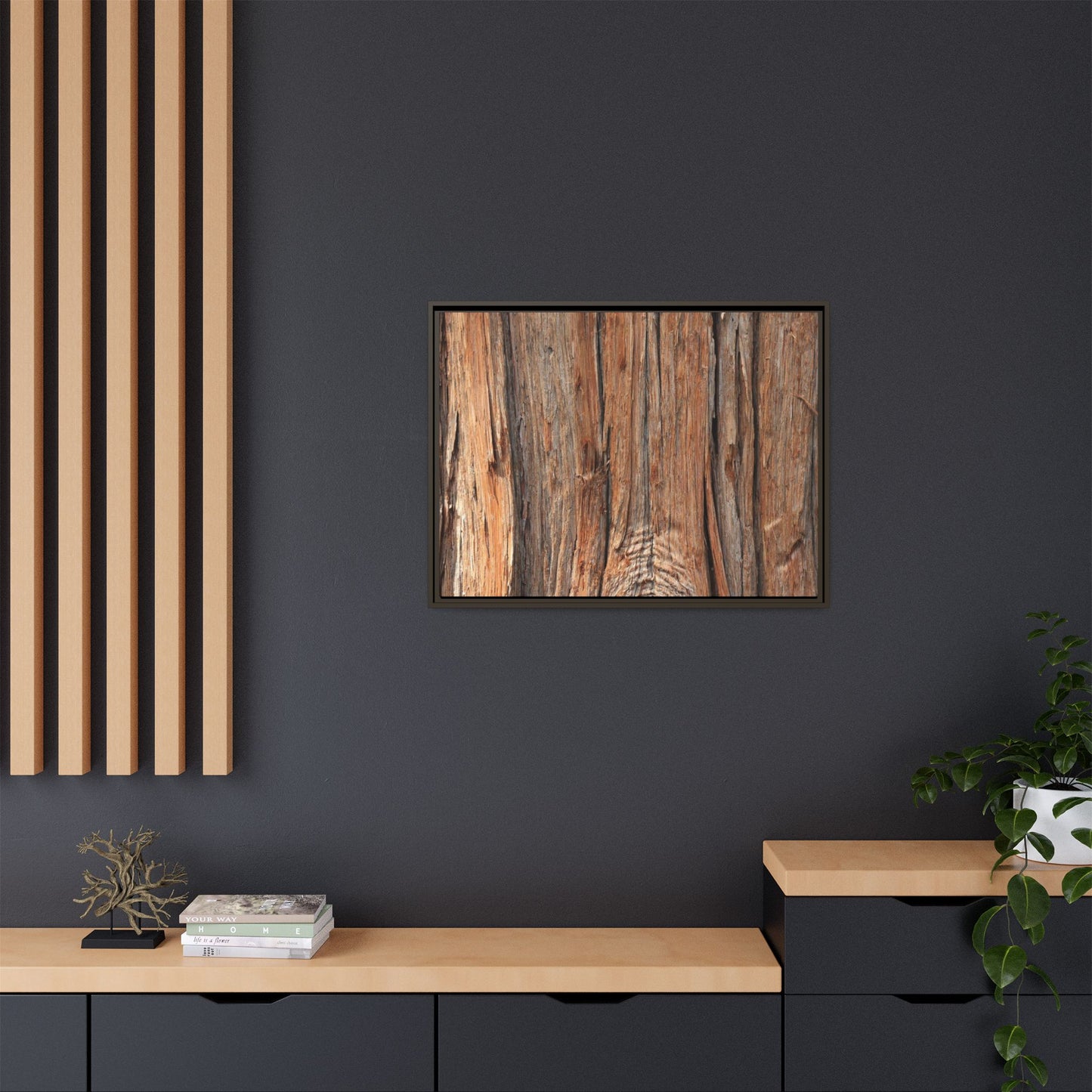Echoes of Timber - Unique Stretched Canvas Wall Art