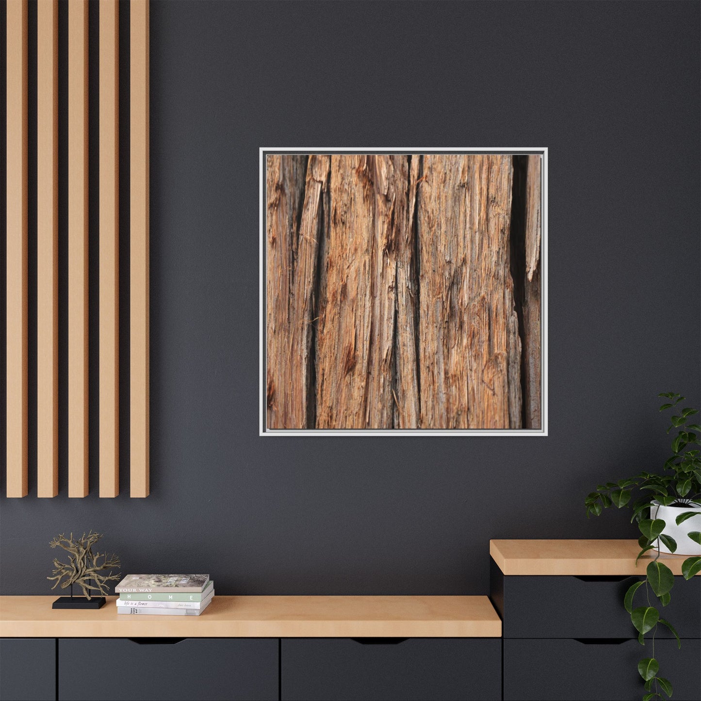 Timber Echoes - Unique Stretched Canvas Wall Art