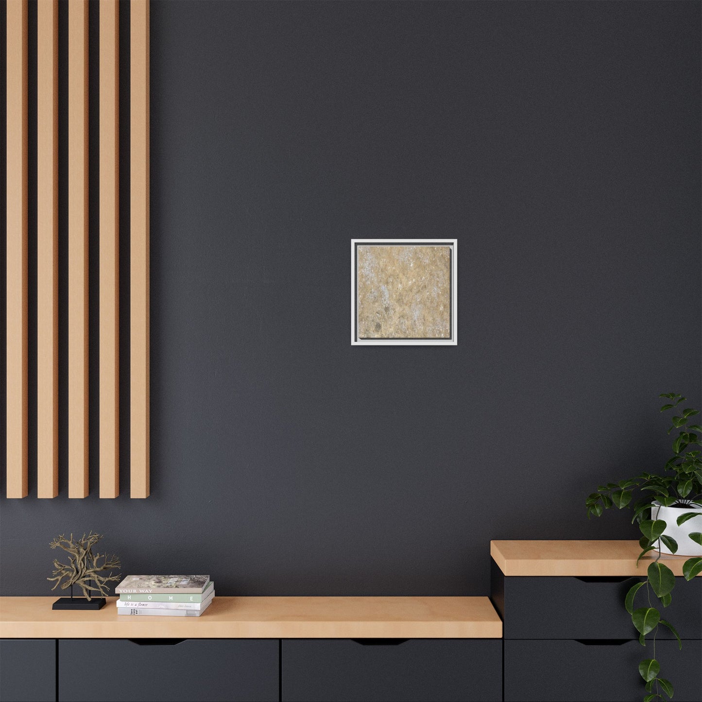 Bubbling Sand - Unique Stretched Canvas Wall Art