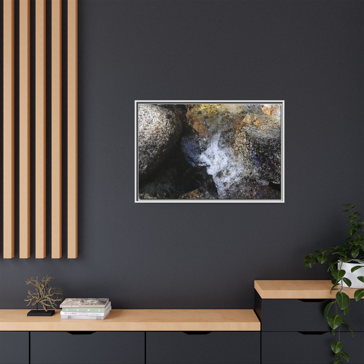 Nature's Turbulence - Unique Stretched Canvas Wall Art