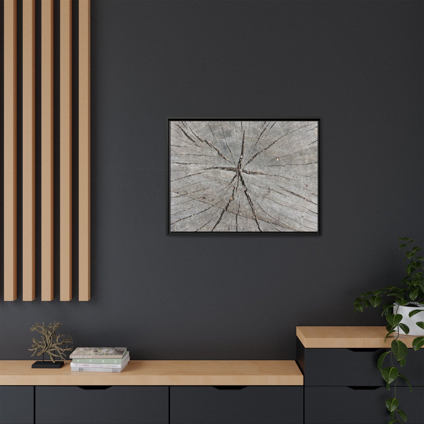 Fractured Memories - Unique Stretched Canvas Wall Art