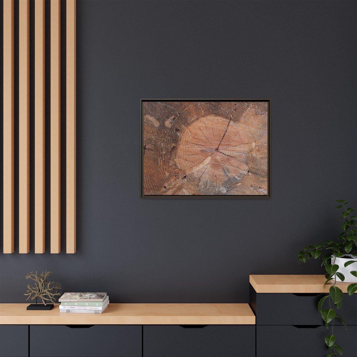 Concentric Memories - Unique Stretched Canvas Wall Art