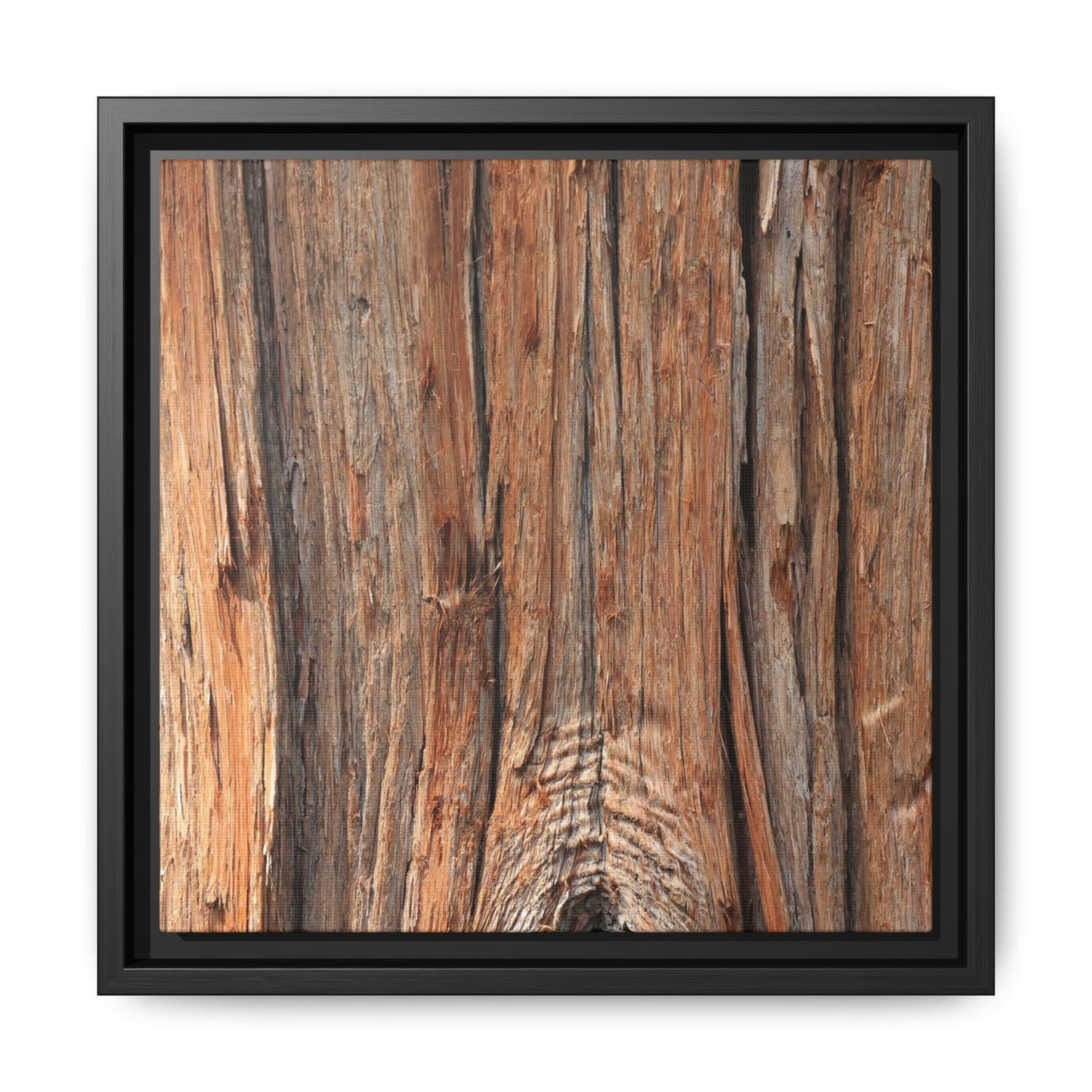 Echoes of Timber - Unique Stretched Canvas Wall Art