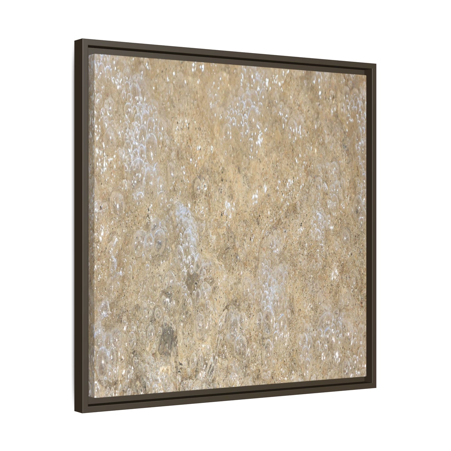 Bubbling Sand - Unique Stretched Canvas Wall Art