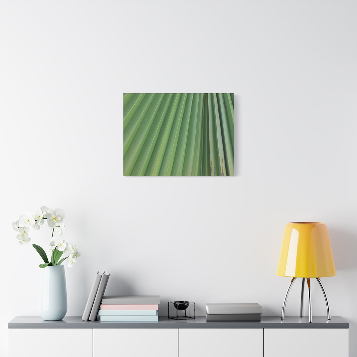 Palm Pulse - Unique Frameless Canvas Wall Art