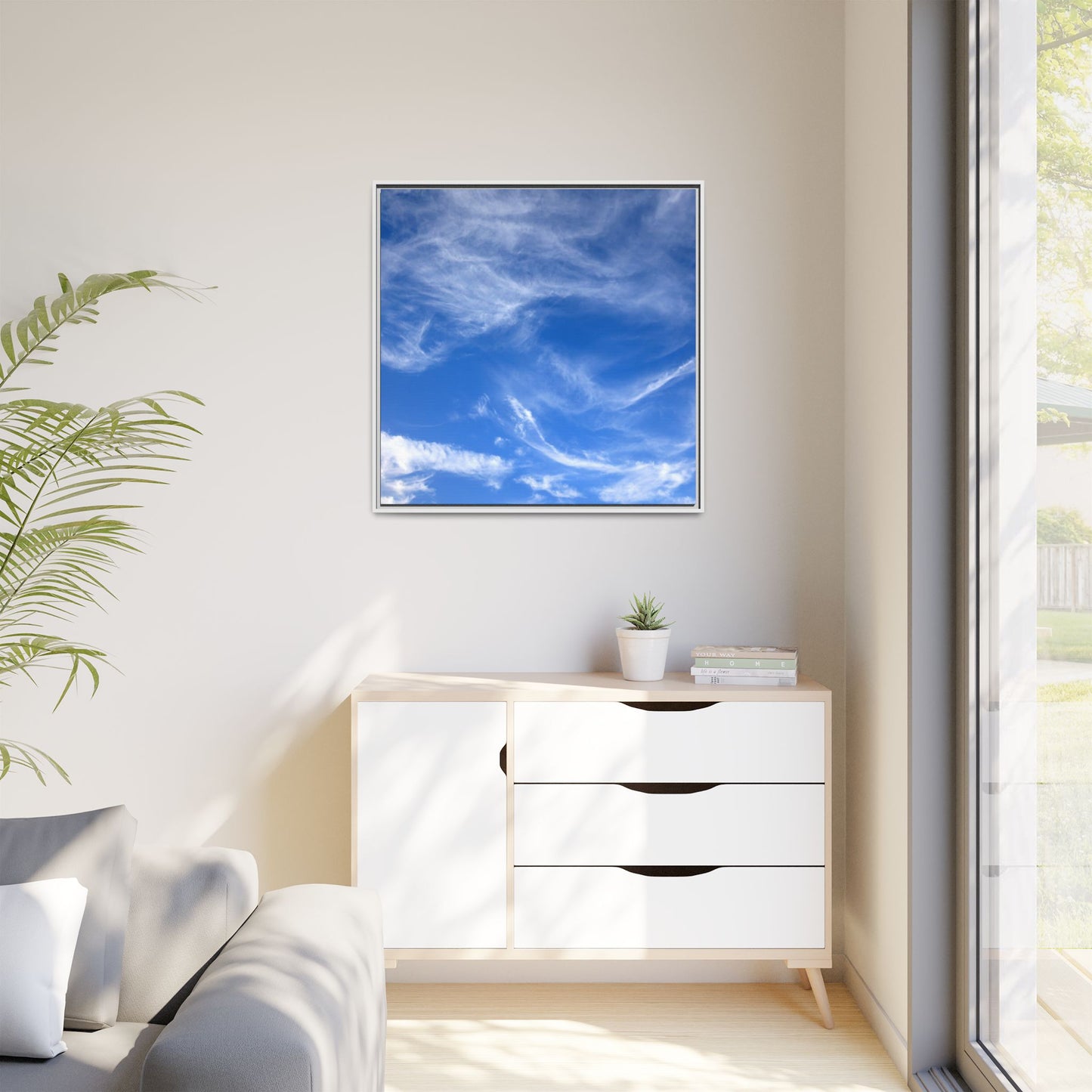 Cloudscape Reverie - Unique Stretched Canvas Wall Art