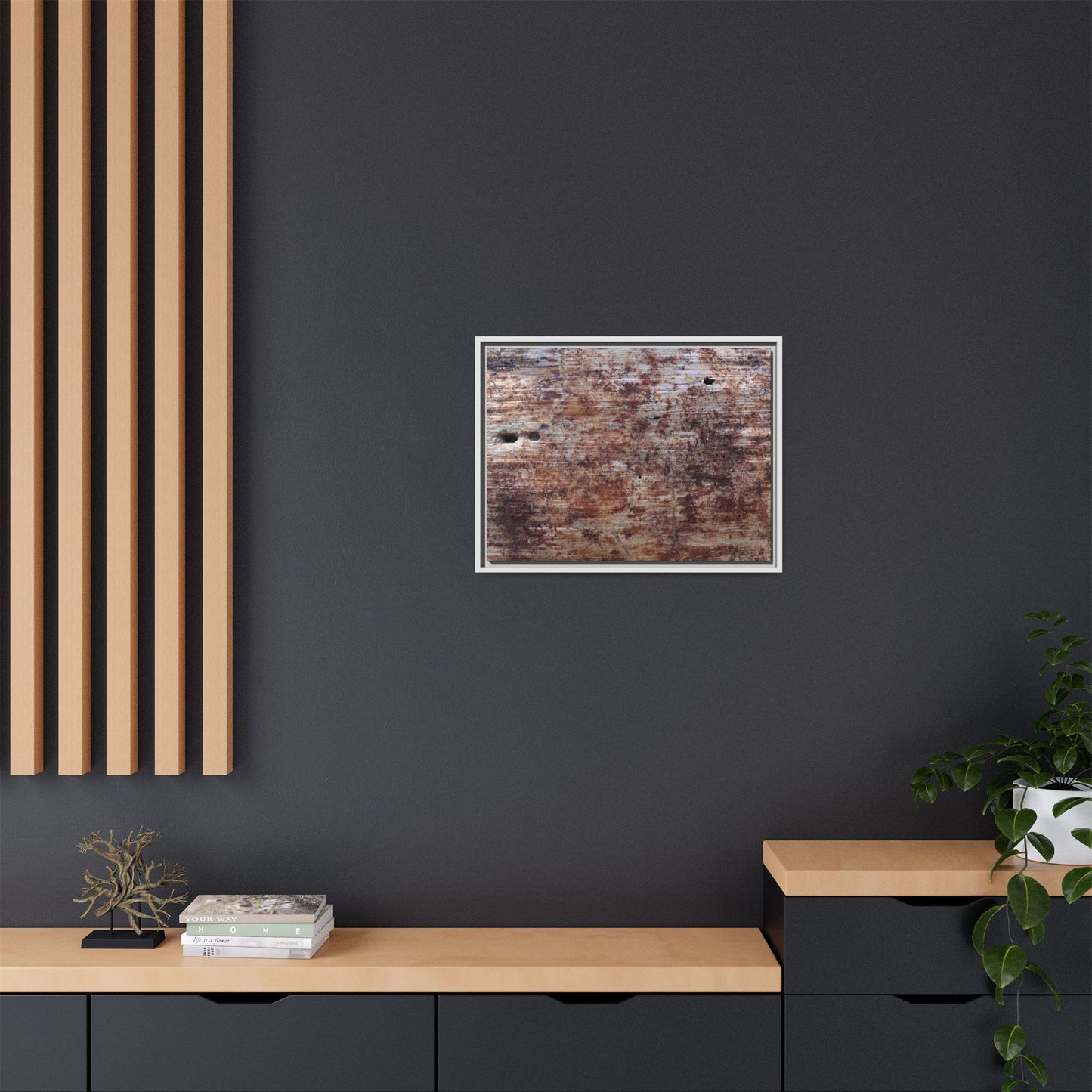 Rustic Textures - Unique Stretched Canvas Wall Art