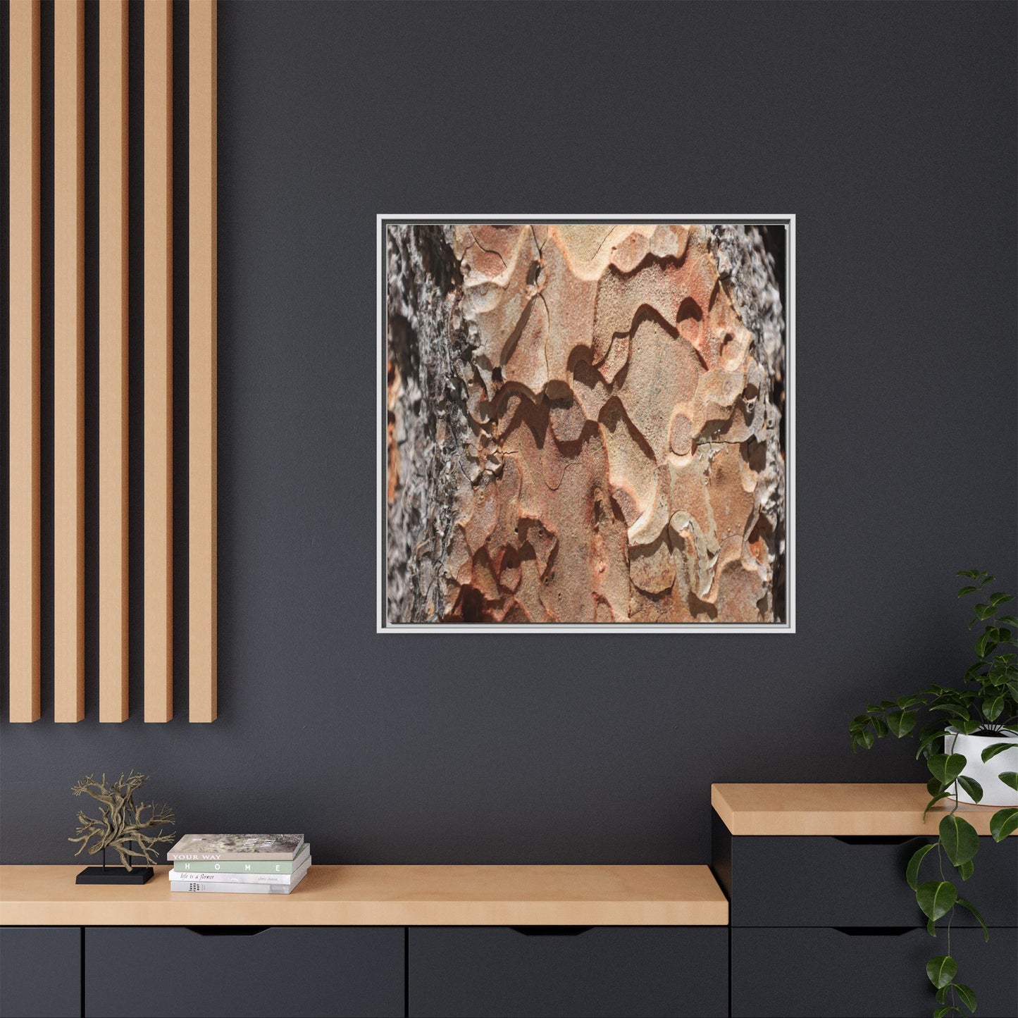 Rust and Stone - Unique Stretched Canvas Wall Art
