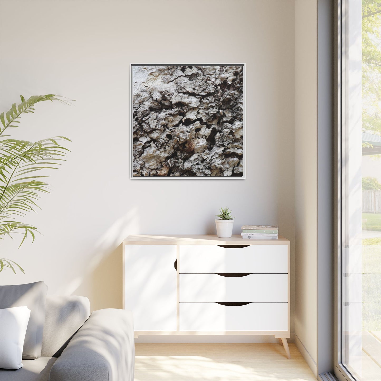 Cracked Terrain - Unique Stretched Canvas Wall Art