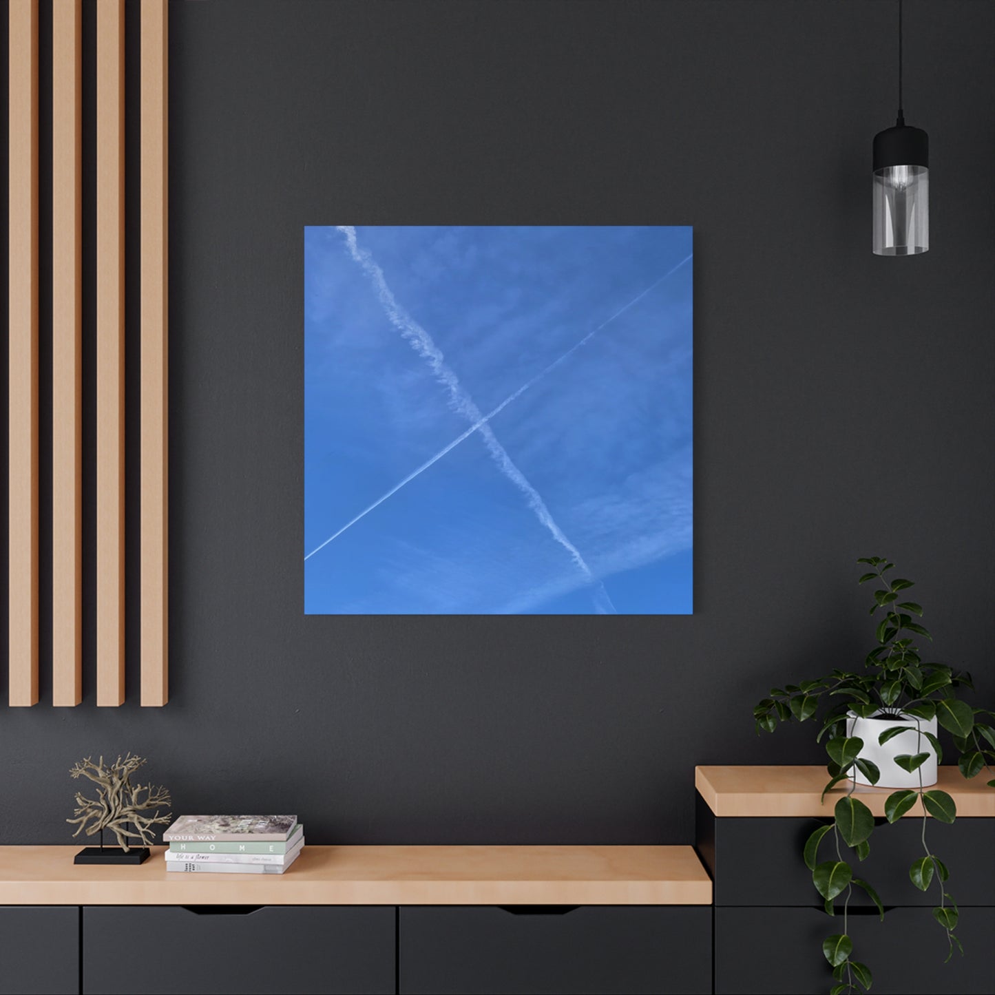 Crossing Paths - Unique Frameless Canvas Wall Art