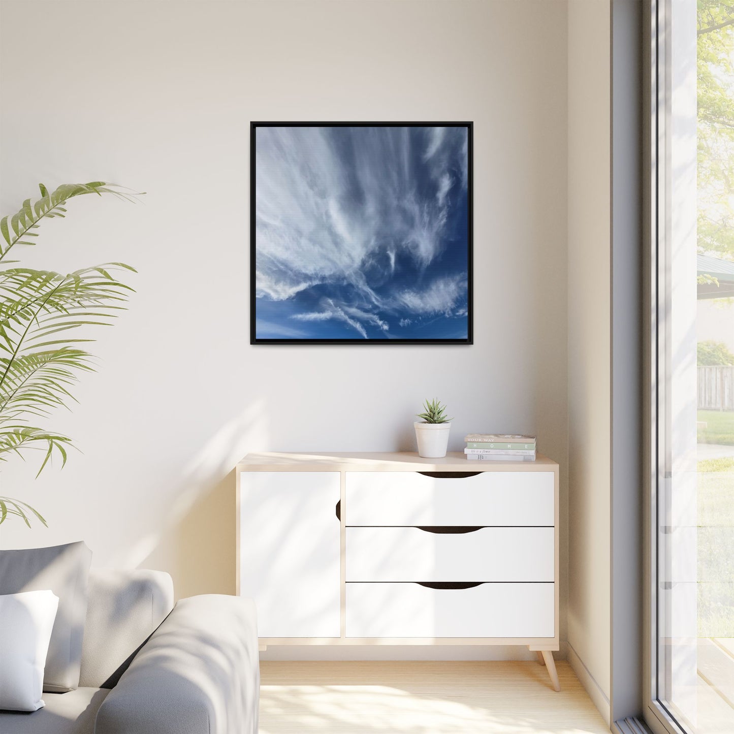 Ethereal Skies - Unique Stretched Canvas Wall Art