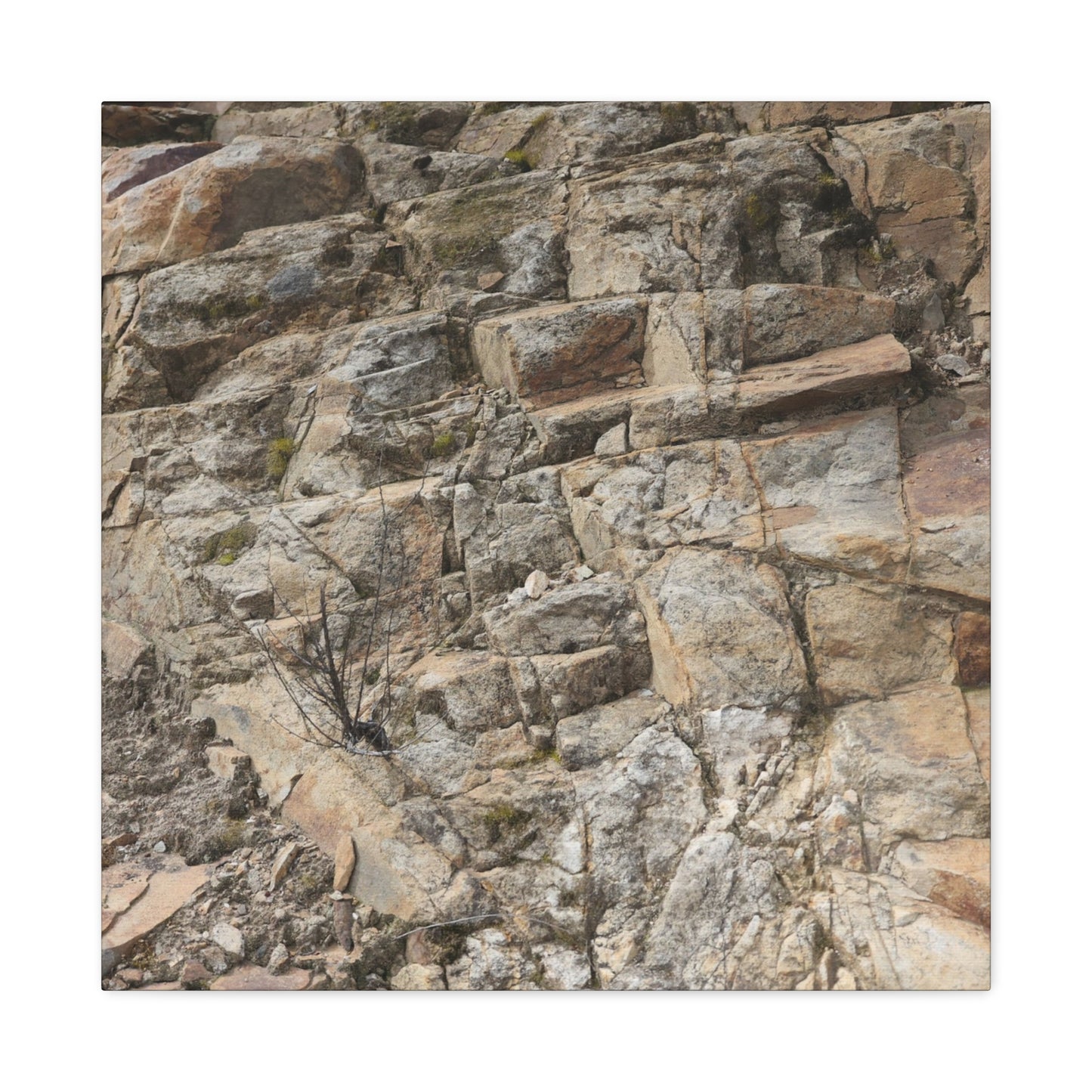 Broken Rock Canvas - Unique Frameless Canvas Wall Art