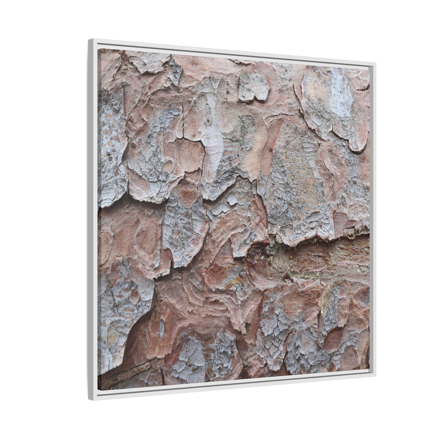 Flaking Serenity - Unique Stretched Canvas Wall Art