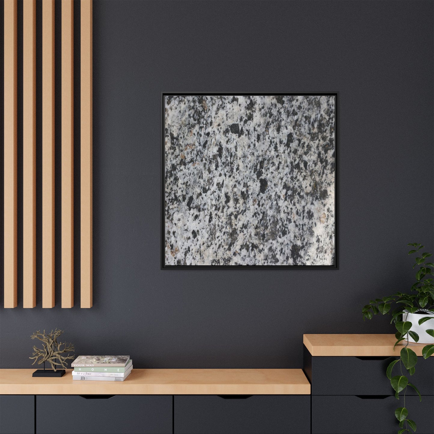 Granite Song - Unique Stretched Canvas Wall Art