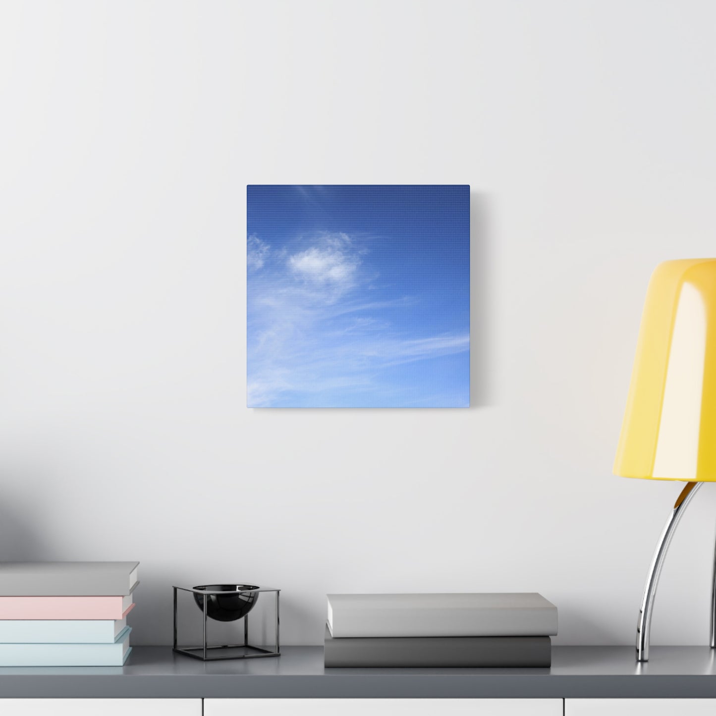 Blue Breath - Unique Frameless Canvas Wall Art