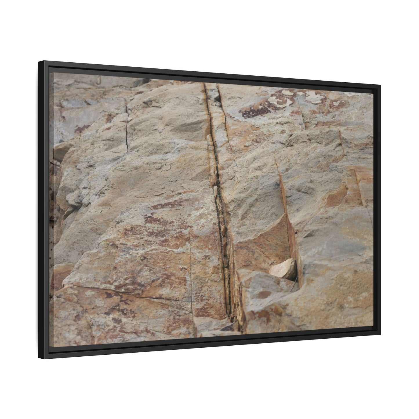 Sedimentary Symphony - Unique Stretched Canvas Wall Art