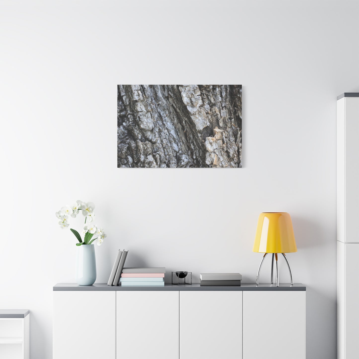 Nature's Rough Embrace - Unique Frameless Canvas Wall Art