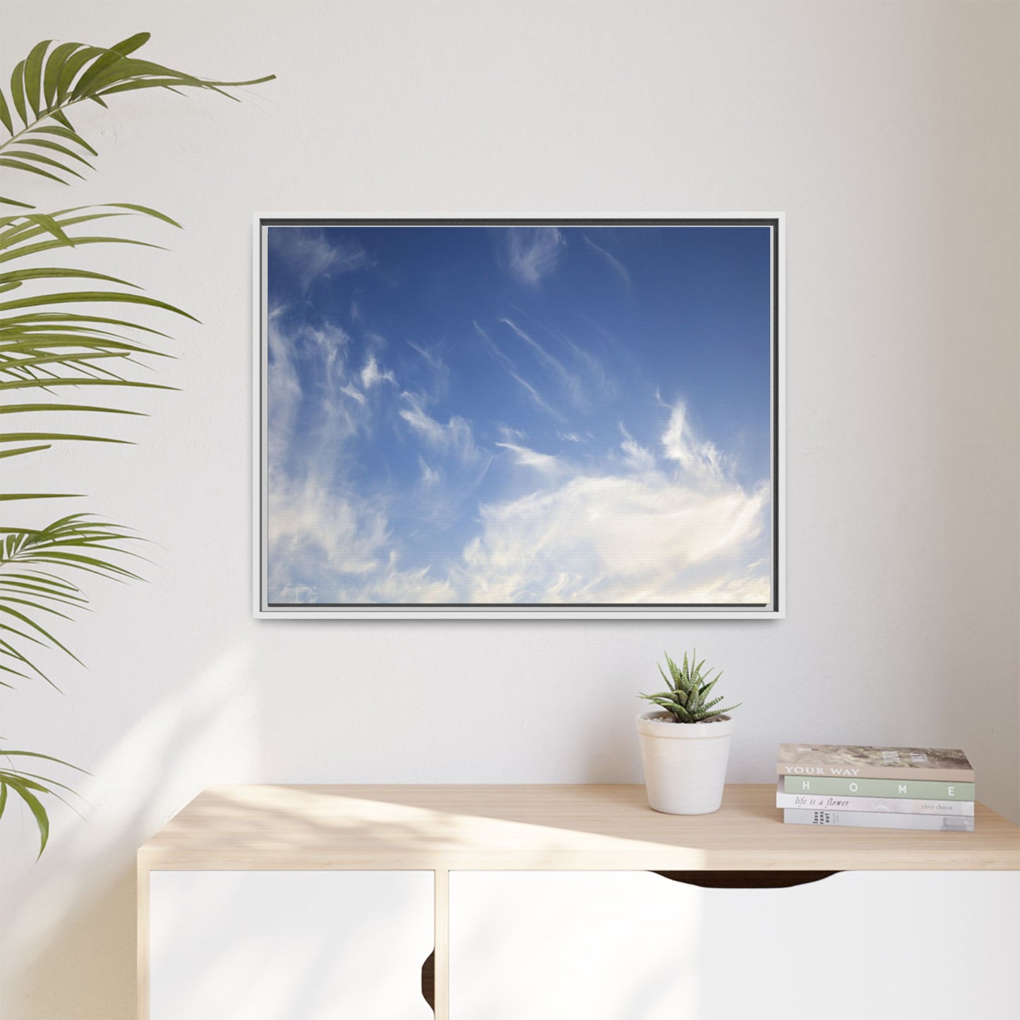 Whispers of Sky - Unique Stretched Canvas Wall Art