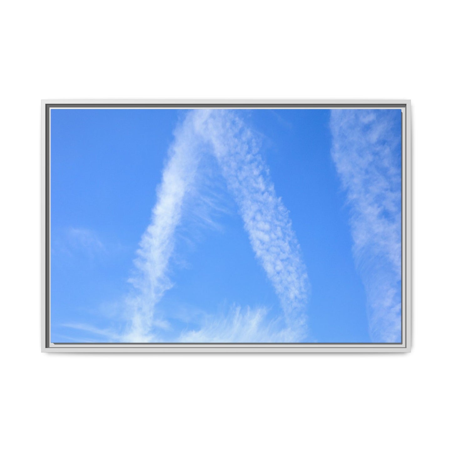 Skyward Whispers - Unique Stretched Canvas Wall Art