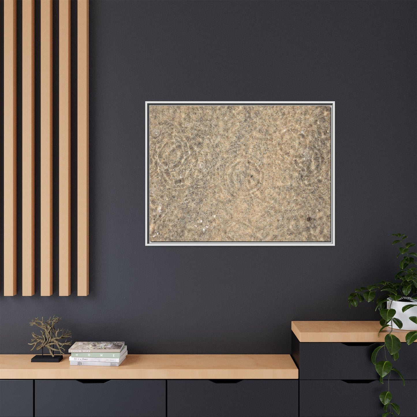 Whispers of Sand - Unique Stretched Canvas Wall Art