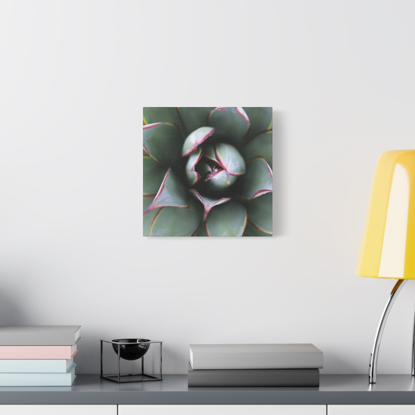 Emerald Spiral - Unique Frameless Canvas Wall Art