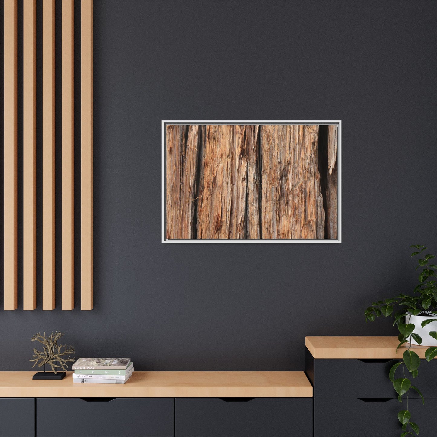 Timber Echoes - Unique Stretched Canvas Wall Art